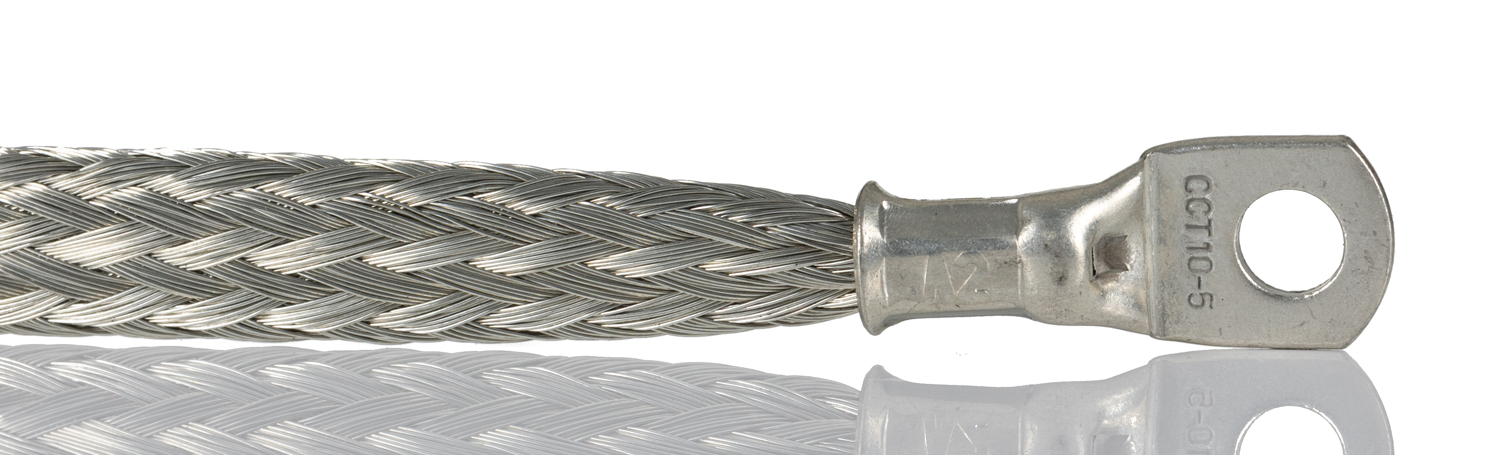 489-191 RS PRO Braided Wire M5 Stud Size, 0.2 mm 0.2 m, Tin Copper Wire BS4109, BS EN 13602:2002