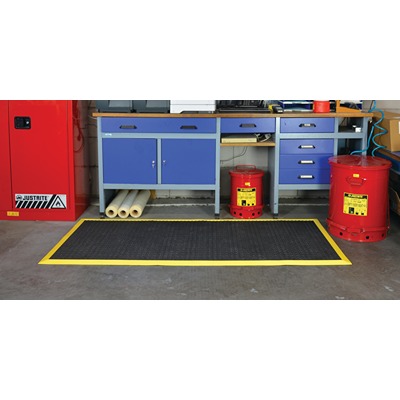 Notrax 489 Cushion Flex Nitrile Rubber (NBR) Anti-Fatigue Mat 2.1m x 91 cm x 12.7 mm