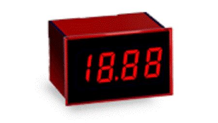 Murata DMS-20PC-0/1/2/8-DCM Series Digital Panel Voltmeter DC, LED Display 3.5-Digits