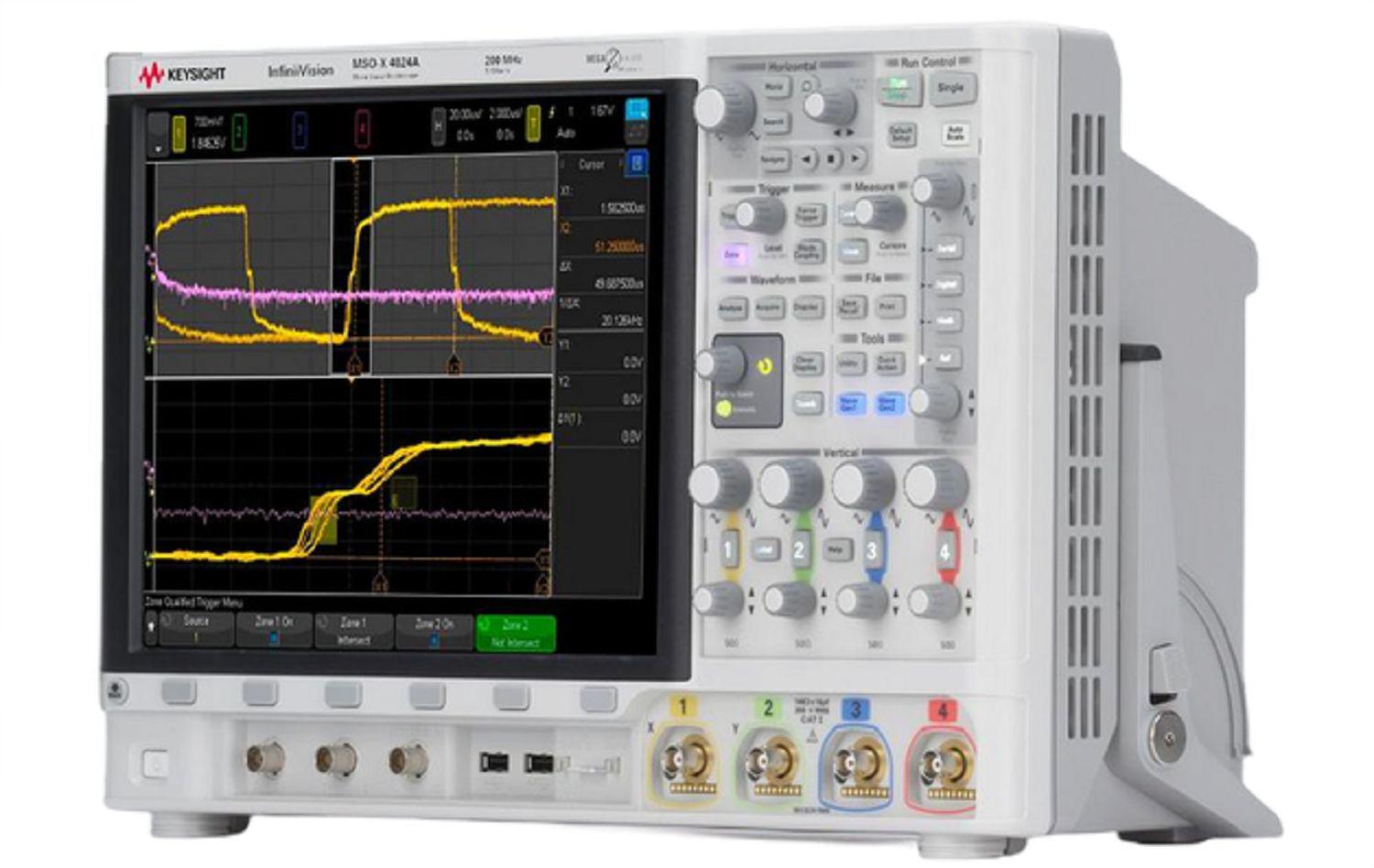 msox4024a Keysight Technologies MSOX4024A InfiniiVision 4000 X Series, 200MHz Bench Oscilloscope, 4 Analogue Channels, 16 Digital