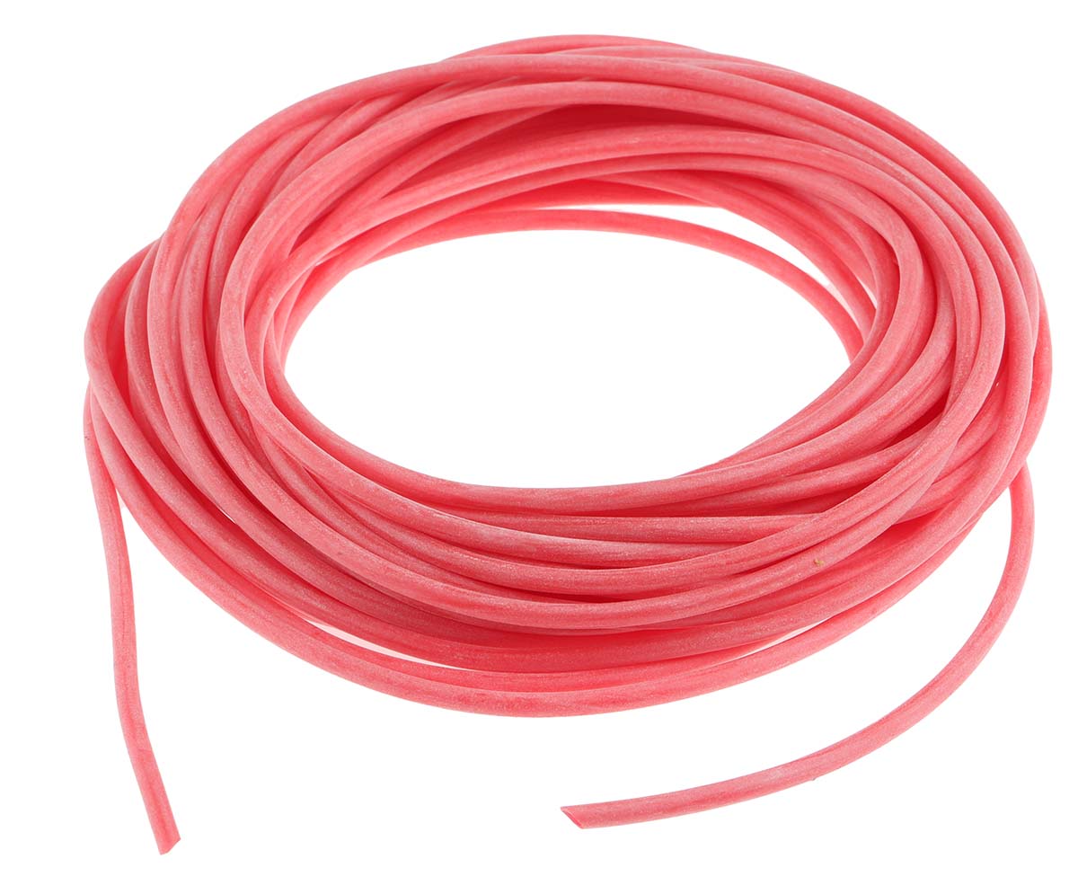 399-445 RS PRO Silicone Rubber Red Fire Sleeve, 10m Length 2 mm Cable Diameter