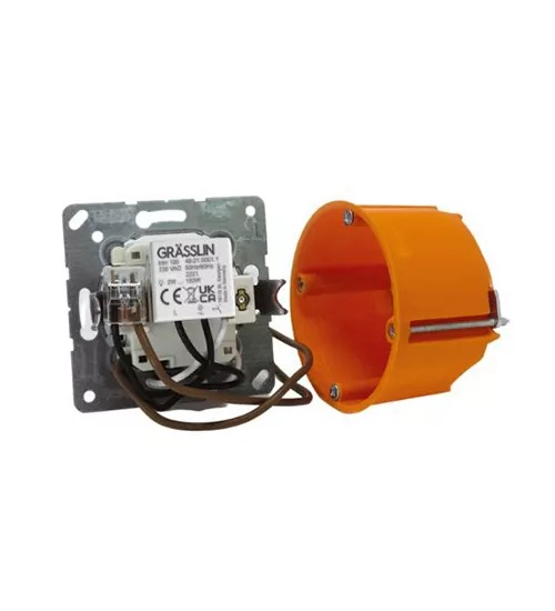 490100011 Grasslin Dimmer Switch, 230V ac, 150 W