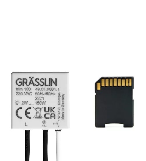 490100011 Grasslin Dimmer Switch, 230V ac, 150 W