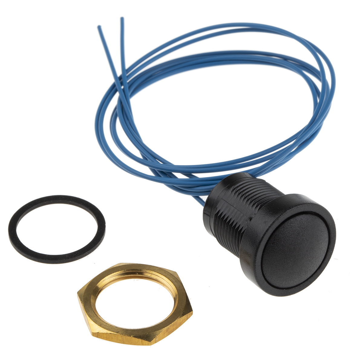 49-59111 ITW Switches 49-59 Series Push Button Switch, Momentary, Panel, 16 mm Cutout, SPST, Clear LED, IP67, 50 V dc 250 V ac