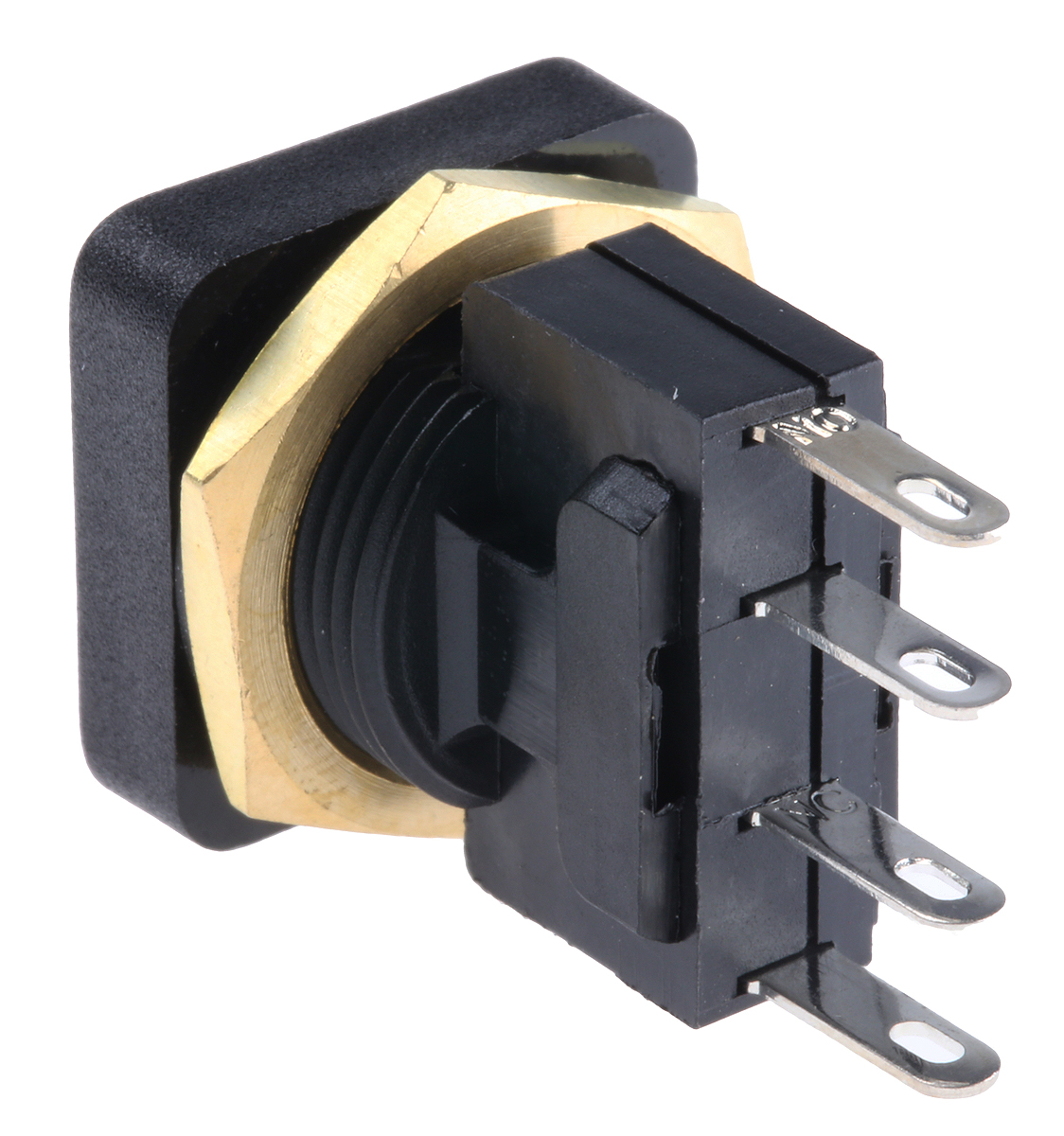 49-59222 ITW Switches 49-59 Series Push Button Switch, Momentary, Panel, 16 mm Cutout, SPDT, Red, Green LED, IP67, 50 V dc 250 V