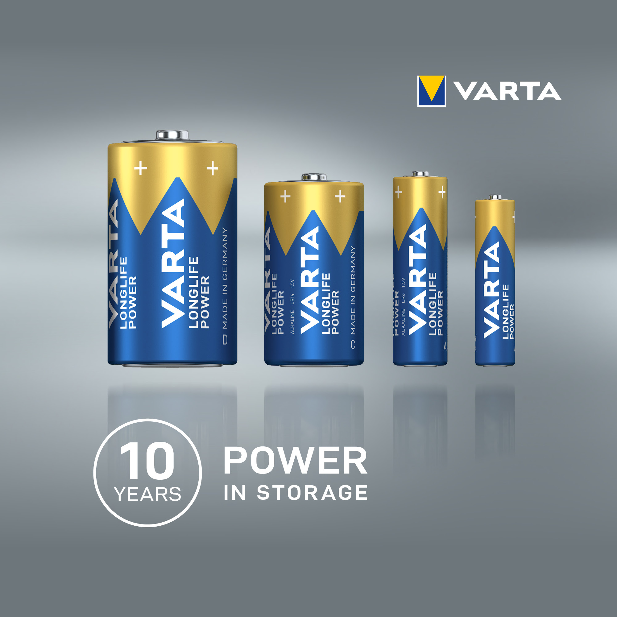 4903121492 Varta Varta Longlife Power Alkaline AAA Battery 1.5 V