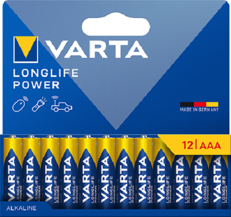 4903121782 Varta Zn/MnO2 AAA Non-Rechargeable Battery 1.5 V