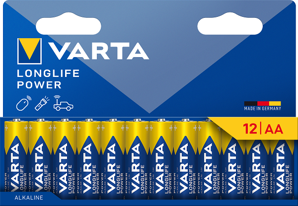 4906121782 Varta 4906 Zinc Manganese Dioxide AA Non-Rechargeable Battery 1.5 V