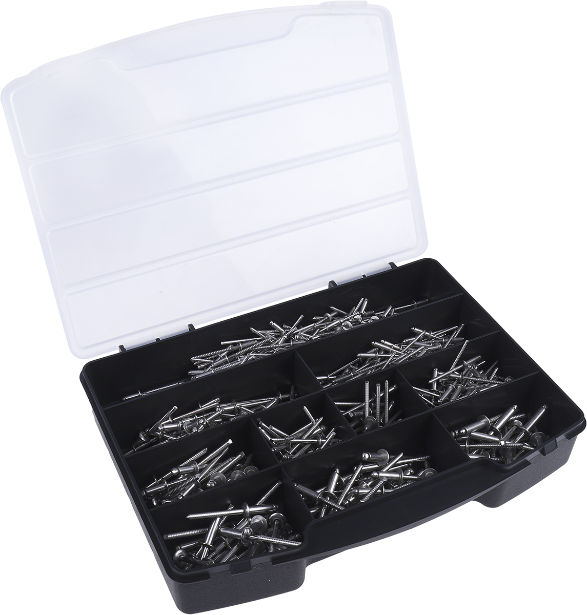 RS PRO Plain Stainless Steel Stainless Steel Blind Rivet Set Rivet Set, 465 pieces