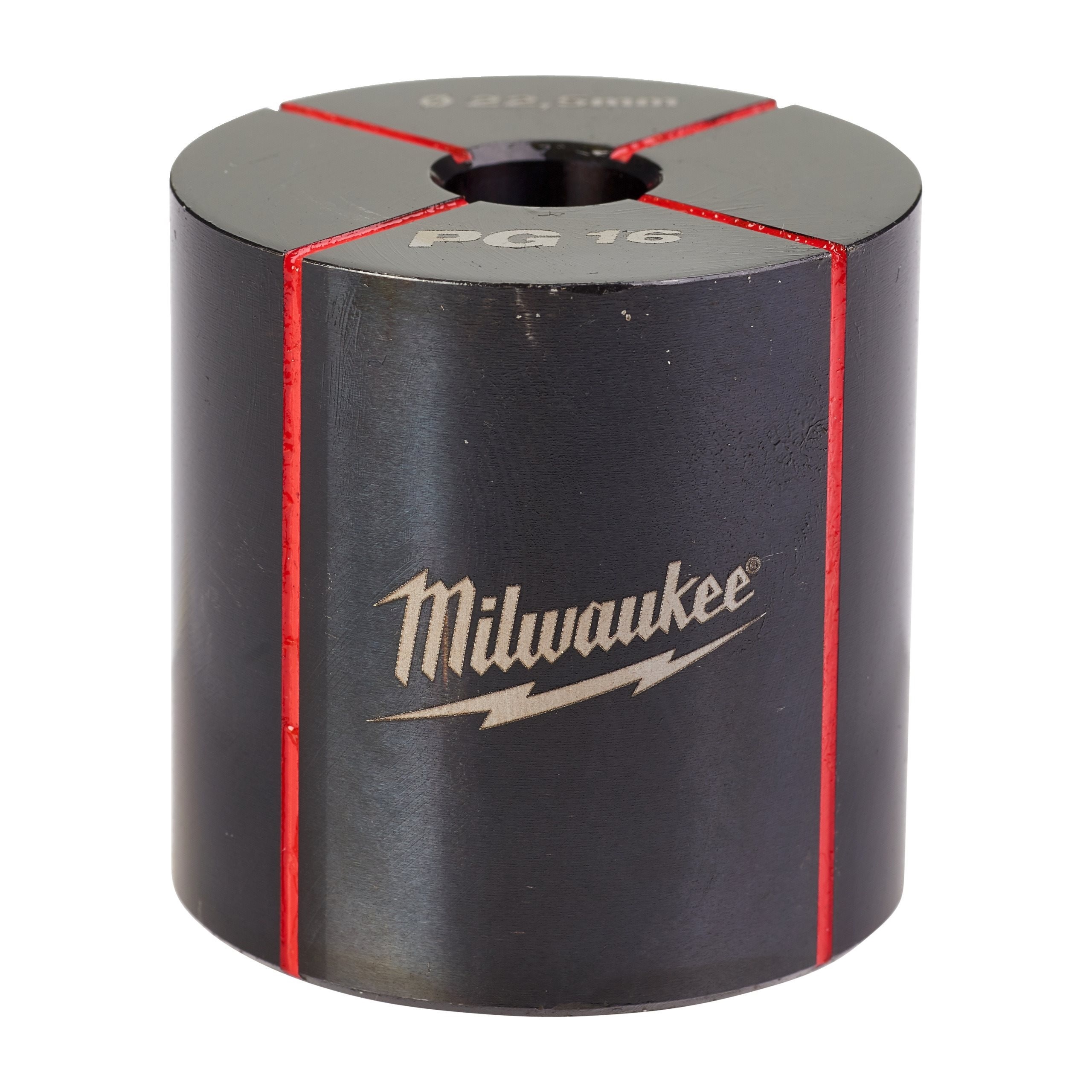 Milwaukee , 1 Piece Punch & Die Combination, 22.5 mm, kit contents: Die Pg 16-1 Pc, Circular, Hydraulic Operation