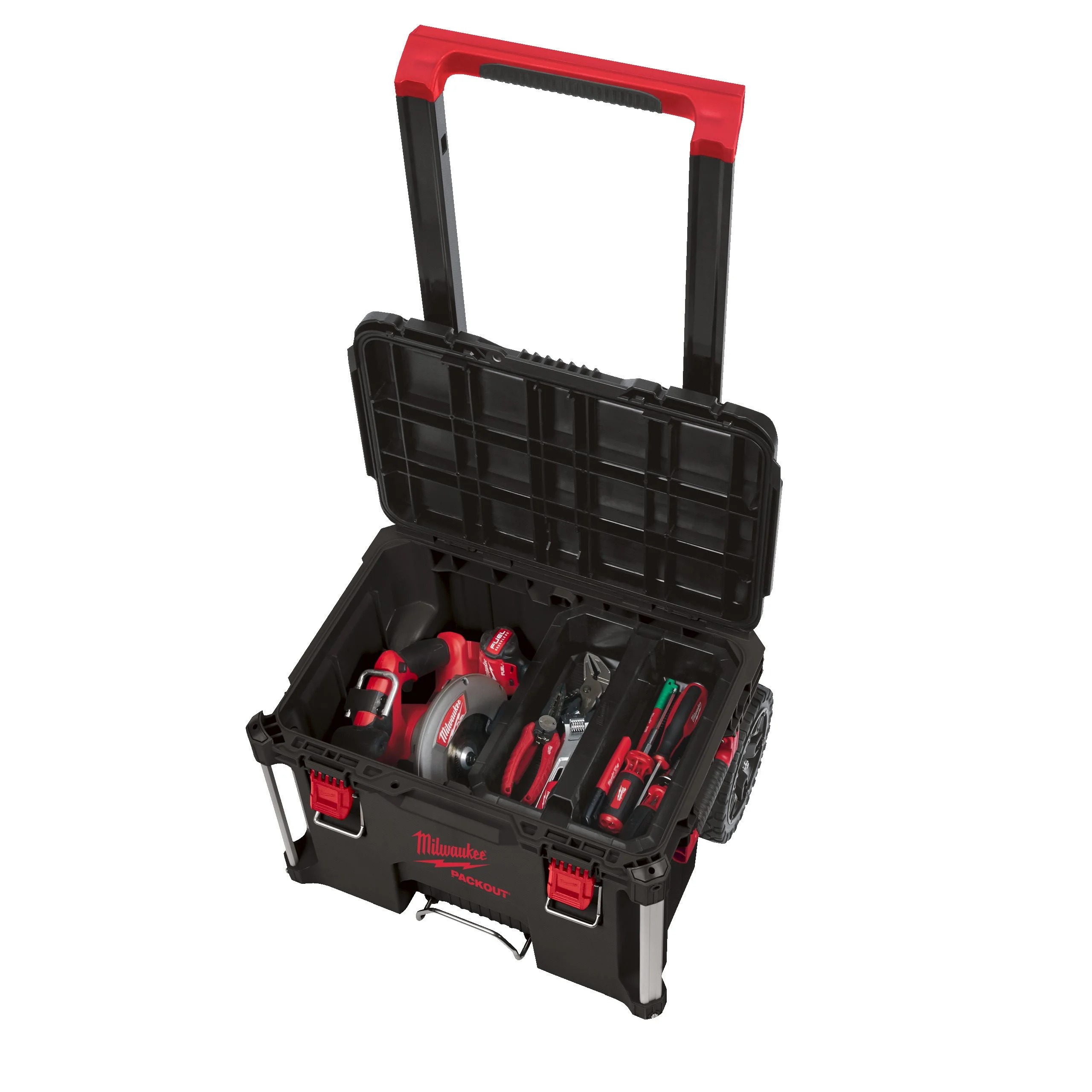 4932464078 Milwaukee 0 Drawer Polymer Tool Box Wheeled 480 mm 560 mm 410mm