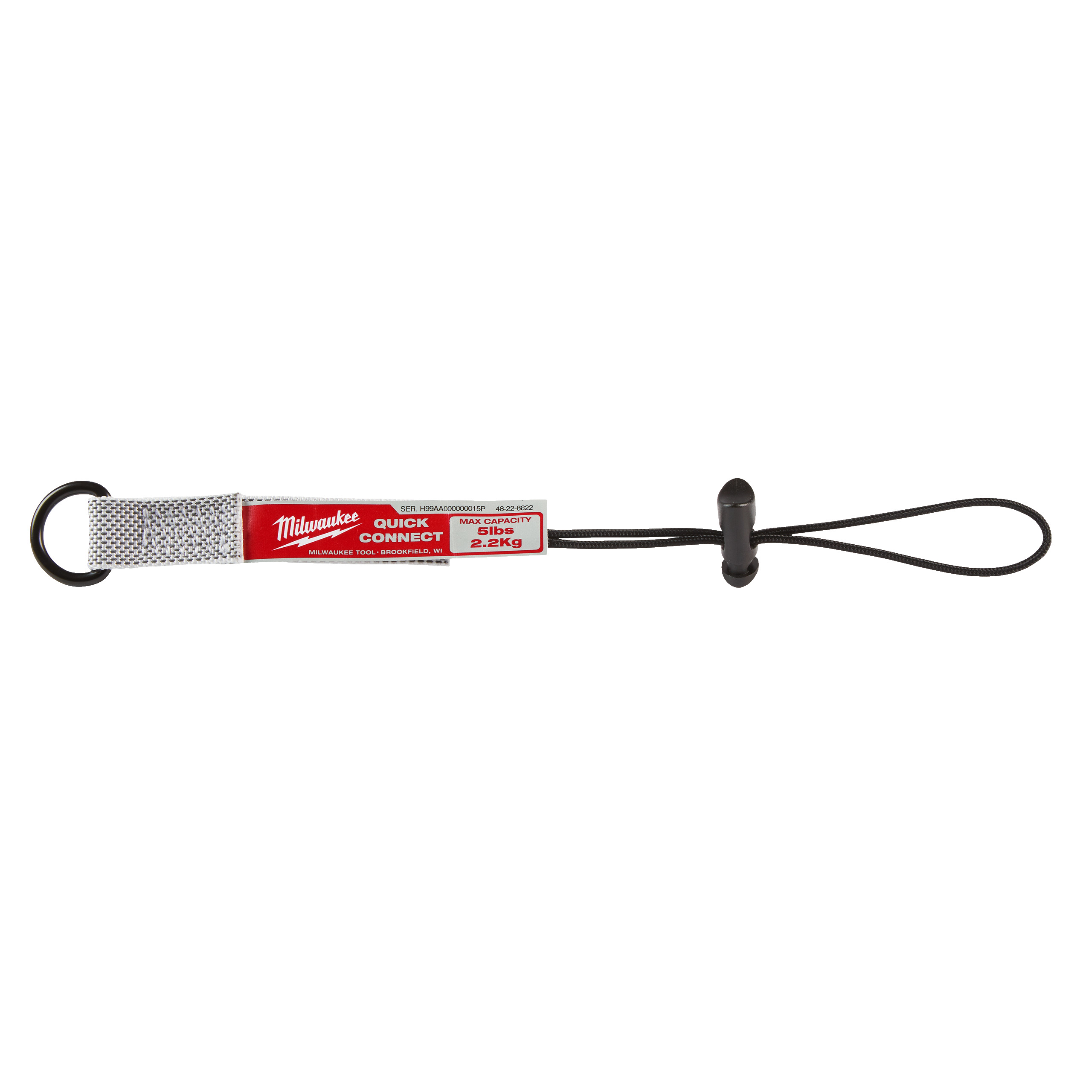 Milwaukee 286 mm Nylon Tool Lanyard, 2.25 kg Quick Connect Accessory