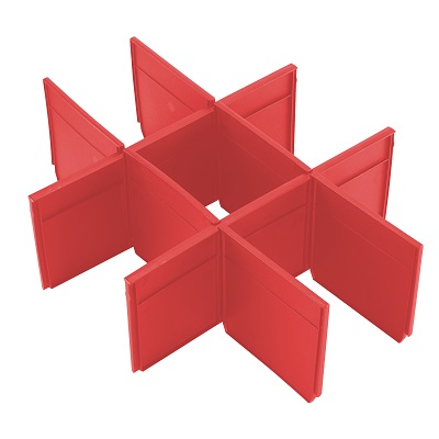 Milwaukee Divider Set for Packout 2 Drawer Tool Box