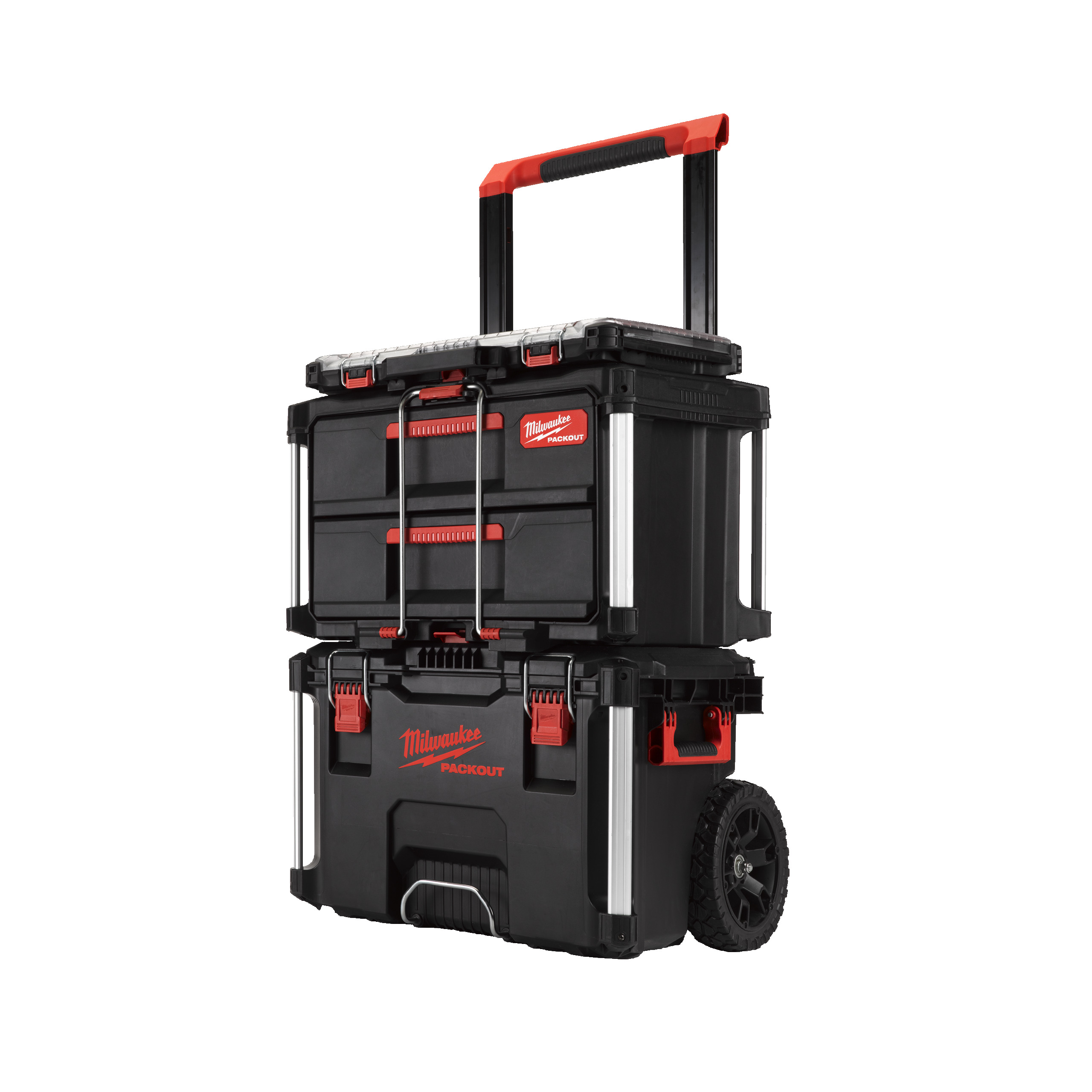 Milwaukee 2 Drawer Mobile Work Centre Wheeled