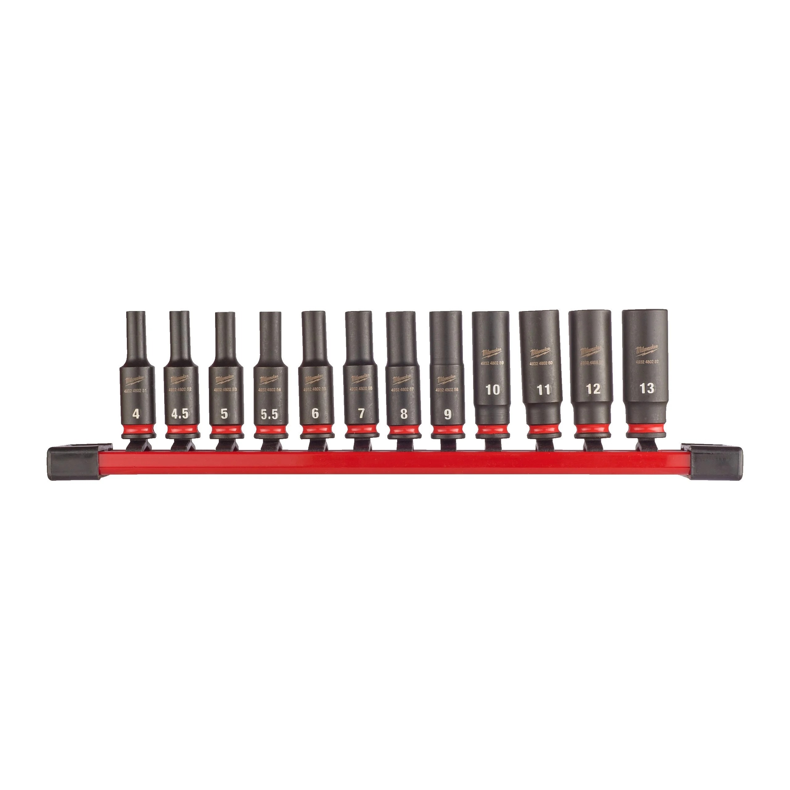 Milwaukee 12-Piece 1/4 in Hexagon Impact Socket