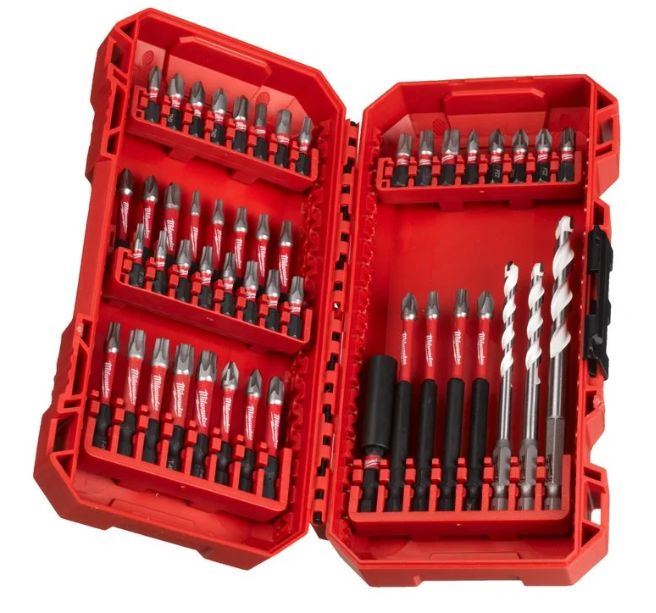 Milwaukee Impact, Hex Impact Bit Set 48 Pieces