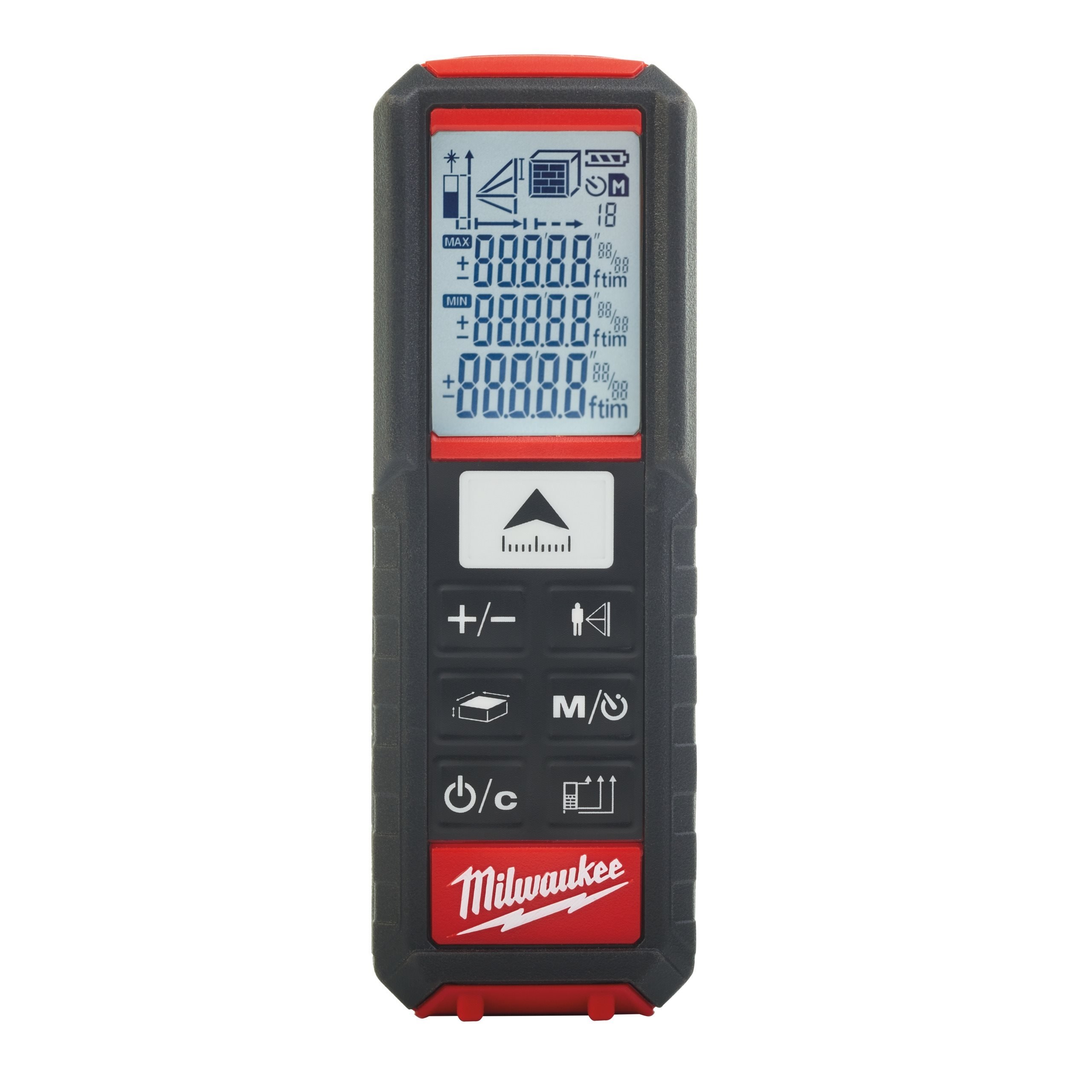 Milwaukee LDM 50 Distance Meter, 0.05 to 50 m Range, ±1.5 % Accuracy