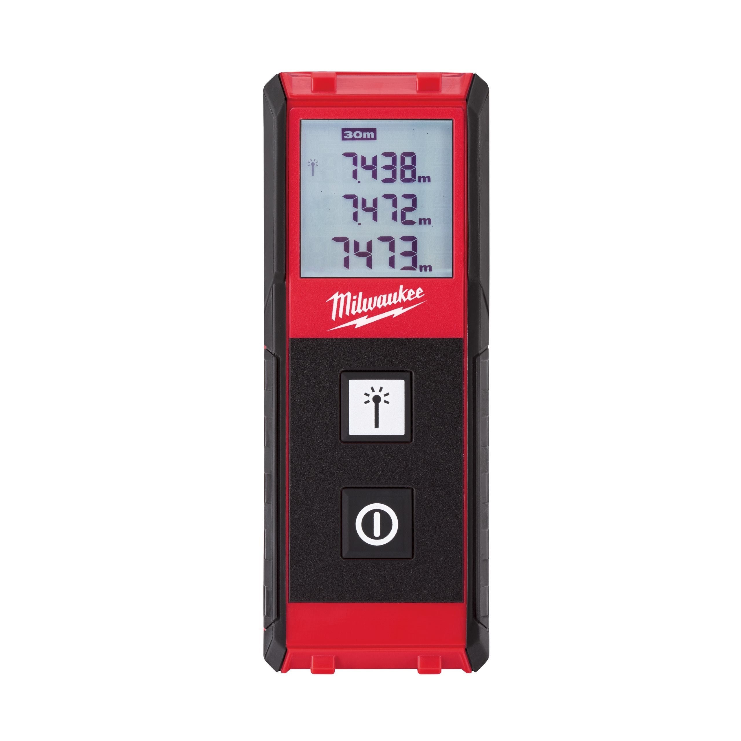 Milwaukee LDM 30 Distance Meter, 0.15 to 30 m Range, ±2 % Accuracy