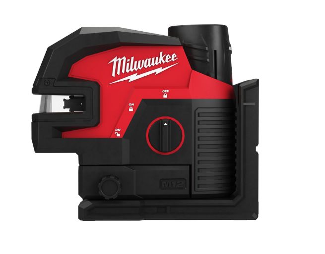 Milwaukee CLL4P-301C M12 Laser Colour Green Laser Level, 1