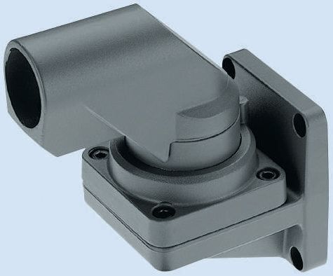 Rose+Krieger Hinge, Connecting Component, Strut Profile 48 mm, Groove Size 48 mm, Round Tube Size 48 mm
