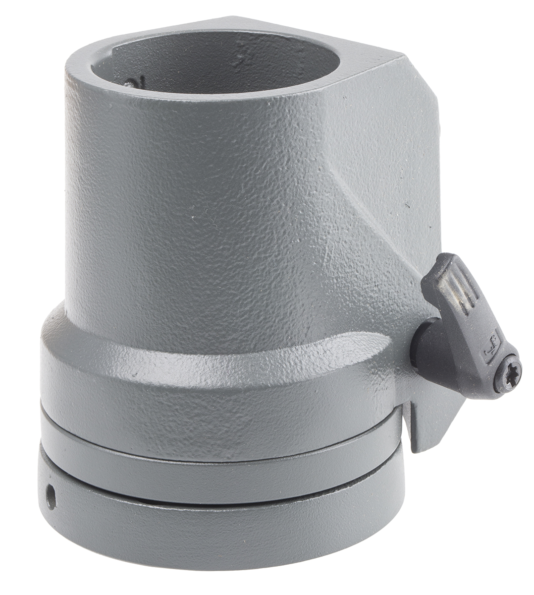 Rose+Krieger Flange Clamp, Connecting Component, Strut Profile 48 mm, Groove Size 48 mm, Round Tube Size 48 mm