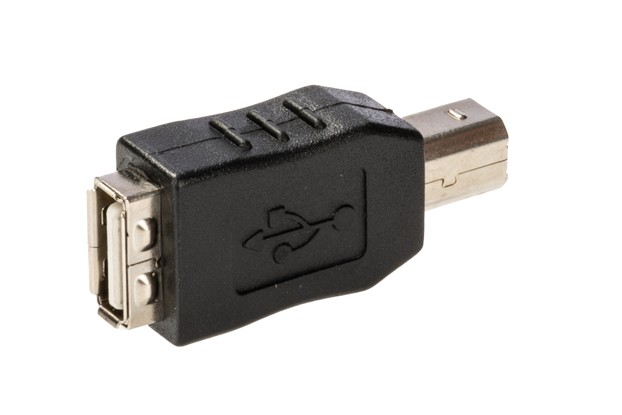 RS PRO USB Type A to Female to USB B Male Adapter