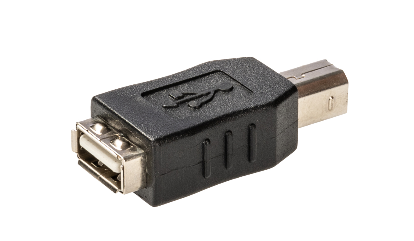 495-5342 RS PRO USB Type A to Female to USB B Male Adapter