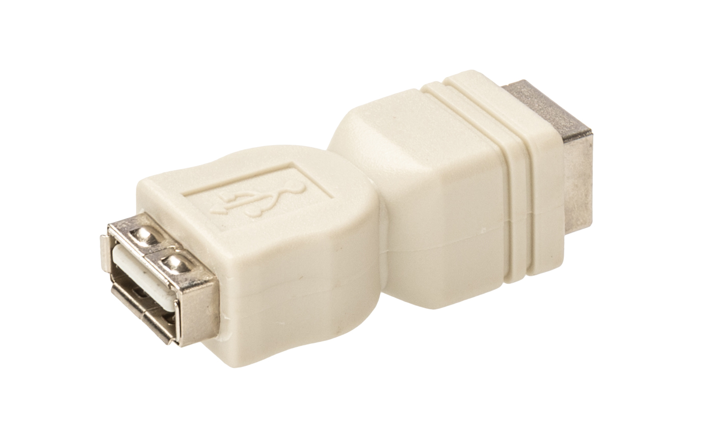 495-5364 RS PRO USB Type A to Female to USB B Female Adapter