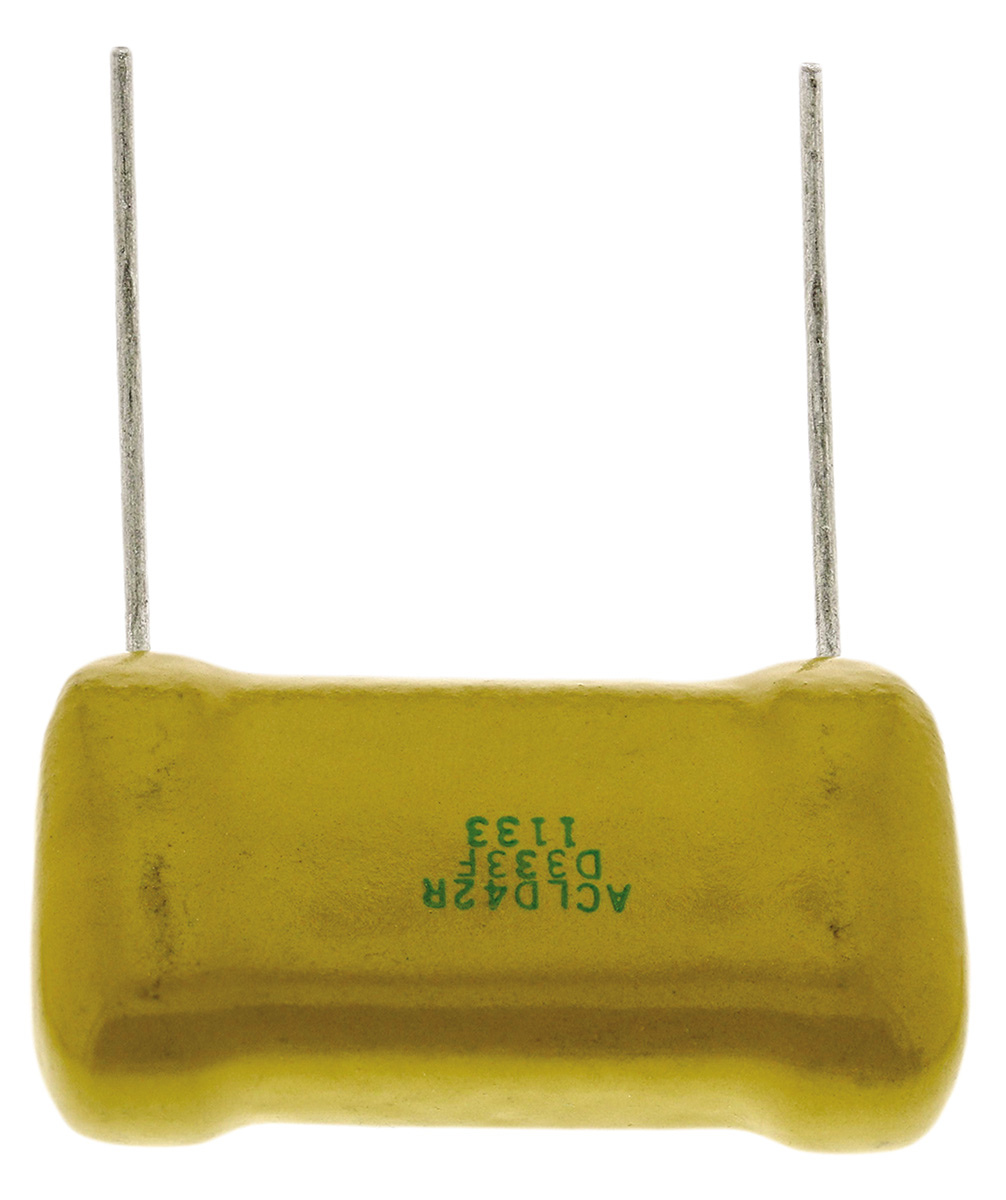 RS PRO 33 nF Mica Capacitor 500V dc ±1 % Tolerance, D Flat