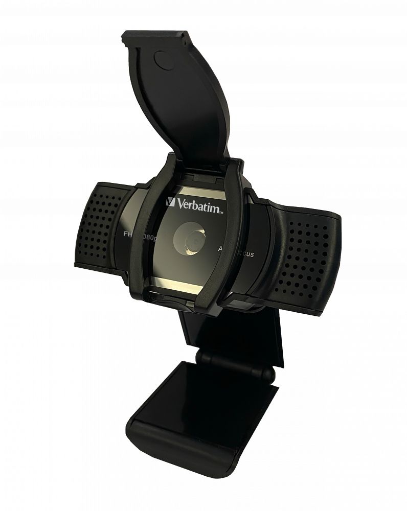 Verbatim AWC-01 USB 2.0 8 MP 30 fps Webcam, 2560 x 1440 pixel