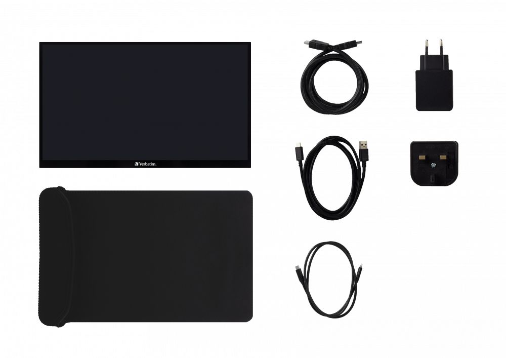 Verbatim PMT-15 Portable Touchscreen Monitor Monitor