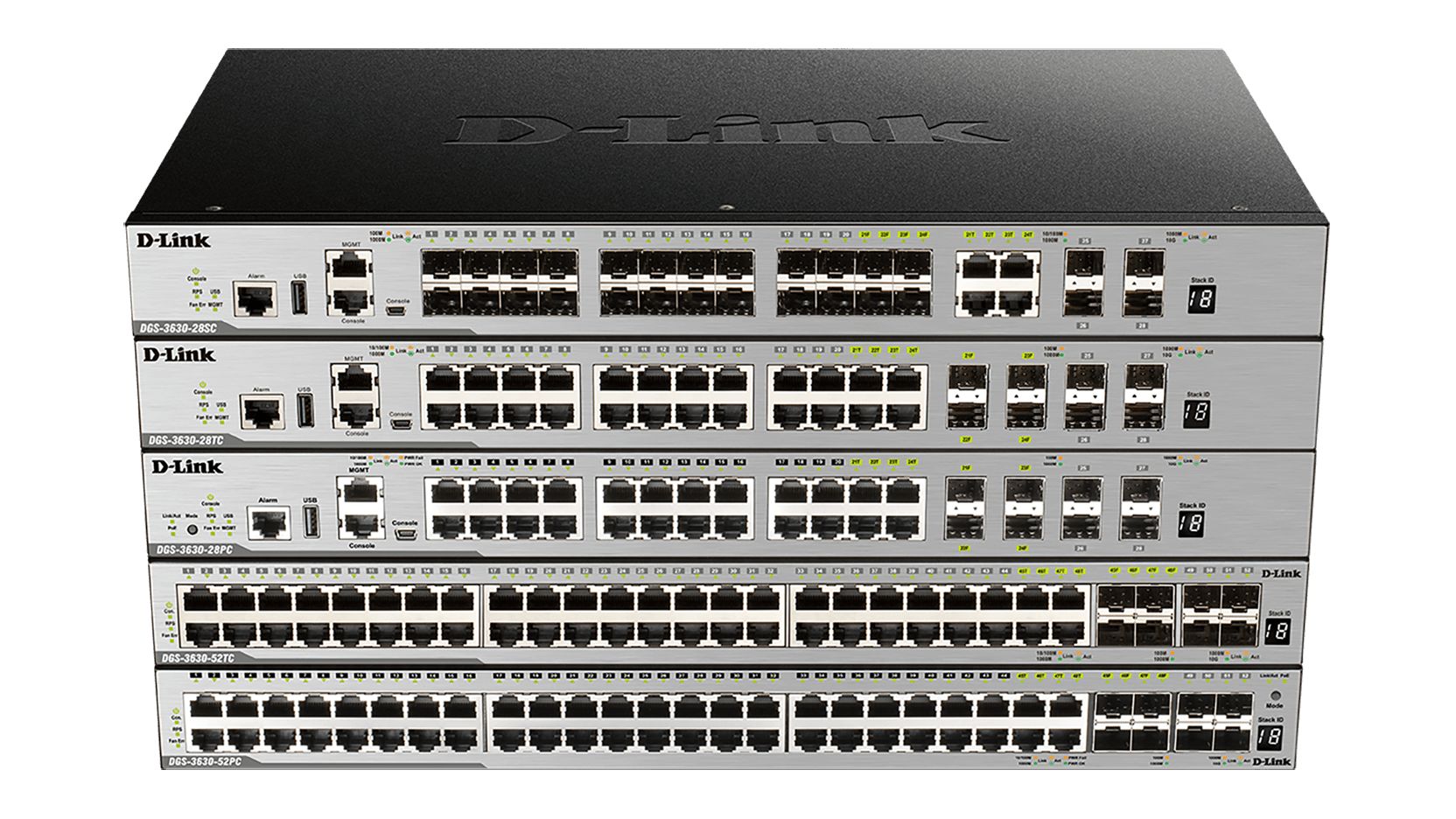 D-Link 52-Port Layer 3 Stackable Managed PoE Switch with 10G Uplinks, Managed 52 Port Managed Switch With PoE