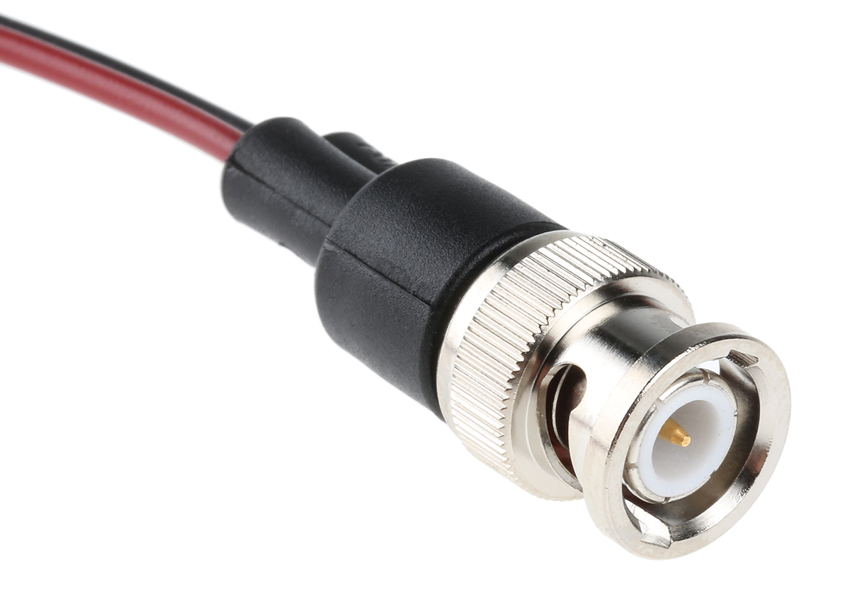 Pomona BNC Test Lead, 500V ac, Red, Black, 150 mm Lead Length