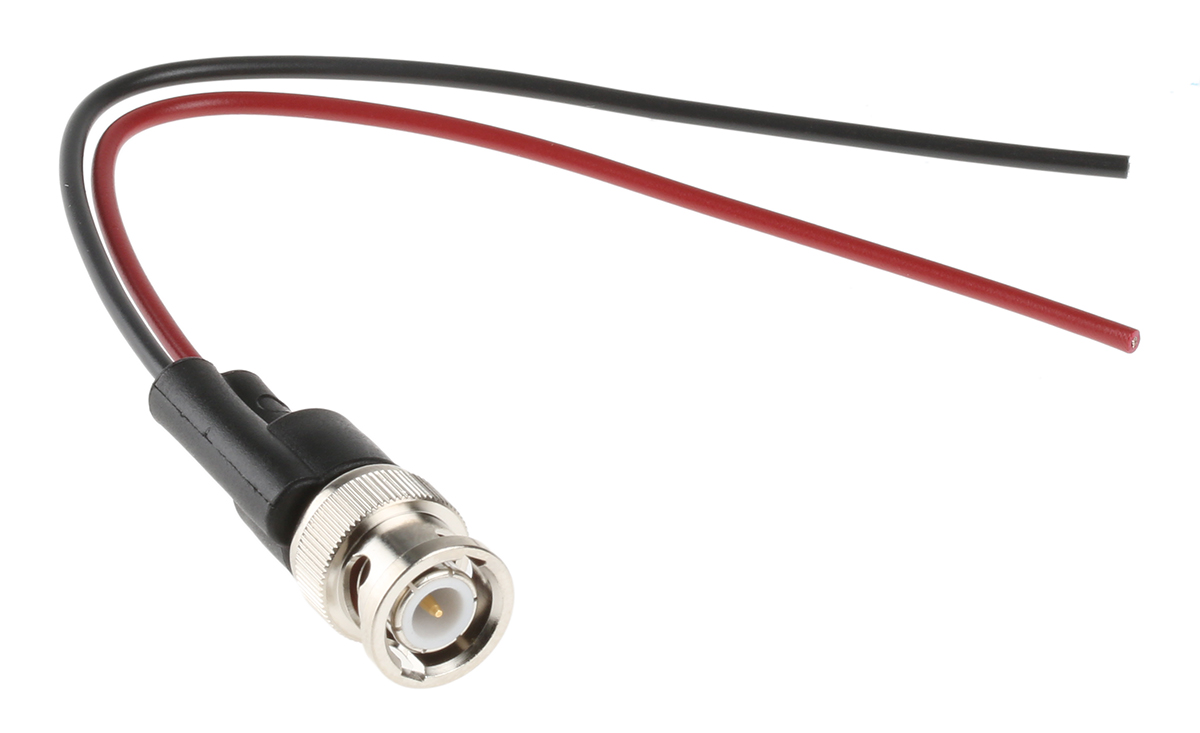 4970 Pomona BNC Test Lead, 500V ac, Red, Black, 150 mm Lead Length