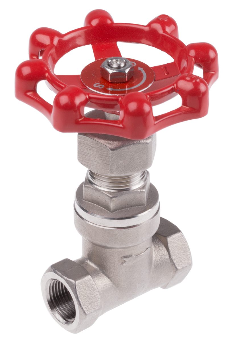 499-2032 RS PRO Stainless Steel Globe Valve, Threaded 32 bar