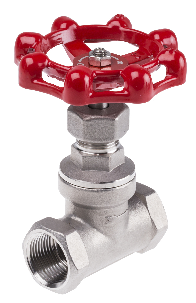 499-2565 RS PRO Stainless Steel Globe Valve, Threaded 32 bar