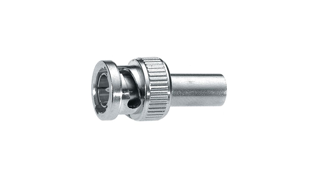 Huber+Suhner, Plug Cable BNC Connector, 50Ω, Straight Body