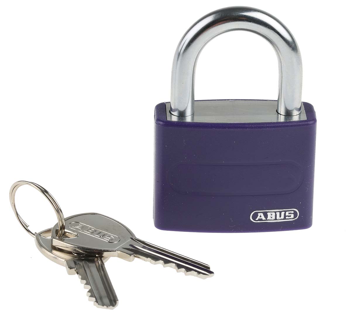 ABUS Keyed Steel, Aluminium Safety Padlock Weatherproof Keyed Alike, 6.5 mm Shackle, 4 mm Body