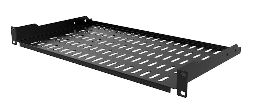 CAE Multimedia Connect 49PM1U Series Black Shelf, 1 U, 15kg Load, 482mm x 250 mm