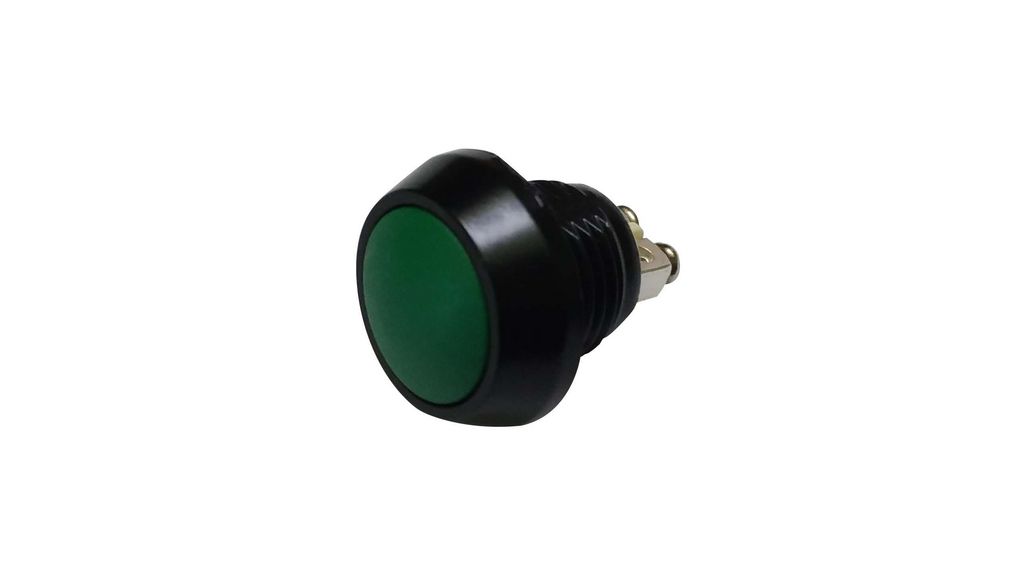 RND RND 210 Series Vandal Proof Push Button Switch, (On)-Off, Panel Mount, 12mm Cutout, SPST, 36V dc, IP65