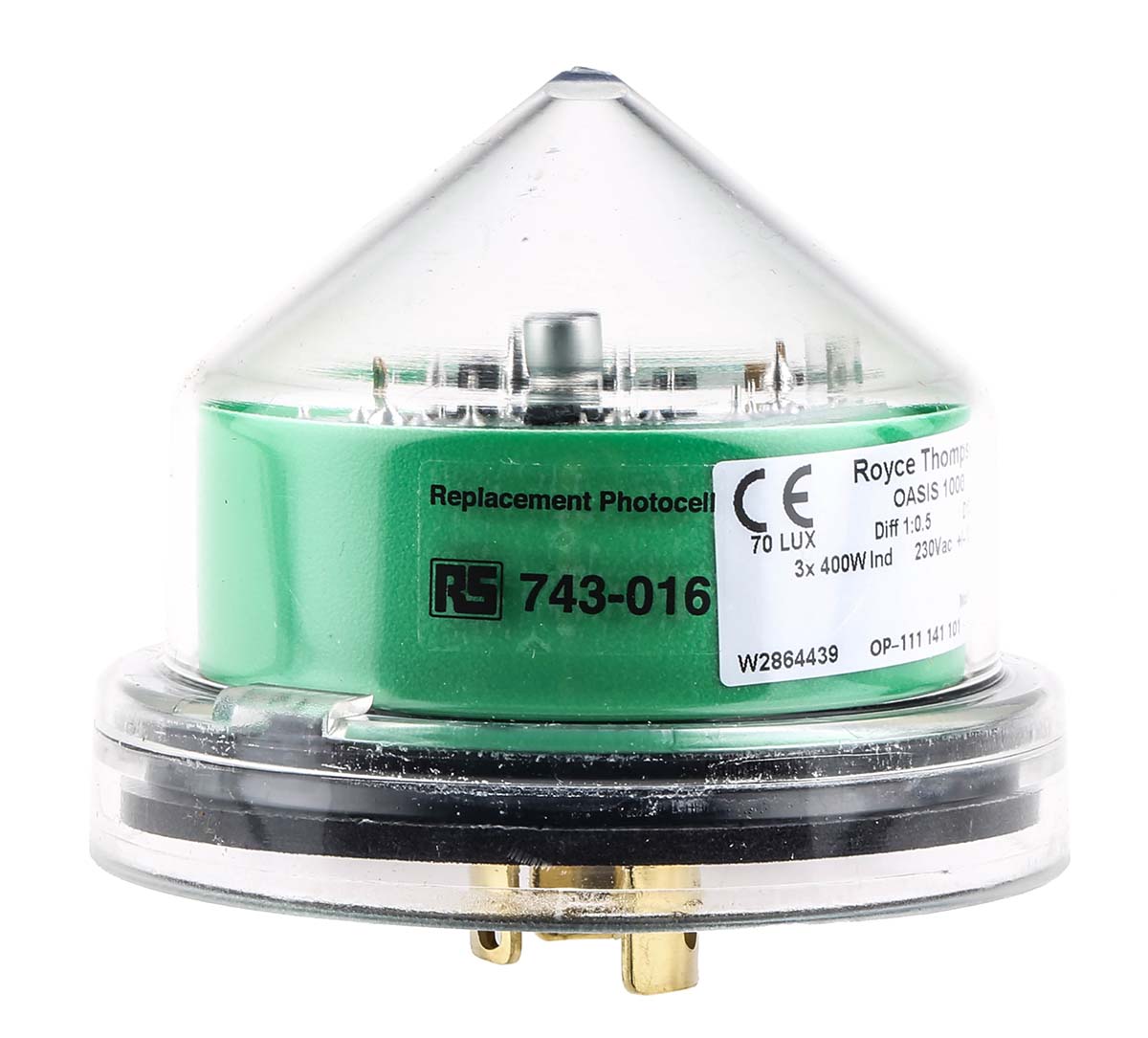 Royce Thompson Electric oasis 1000 drg 132, 0.25W Lighting Controller Sensor Switch, Filtered Silicon Photodiode, Wall Mount