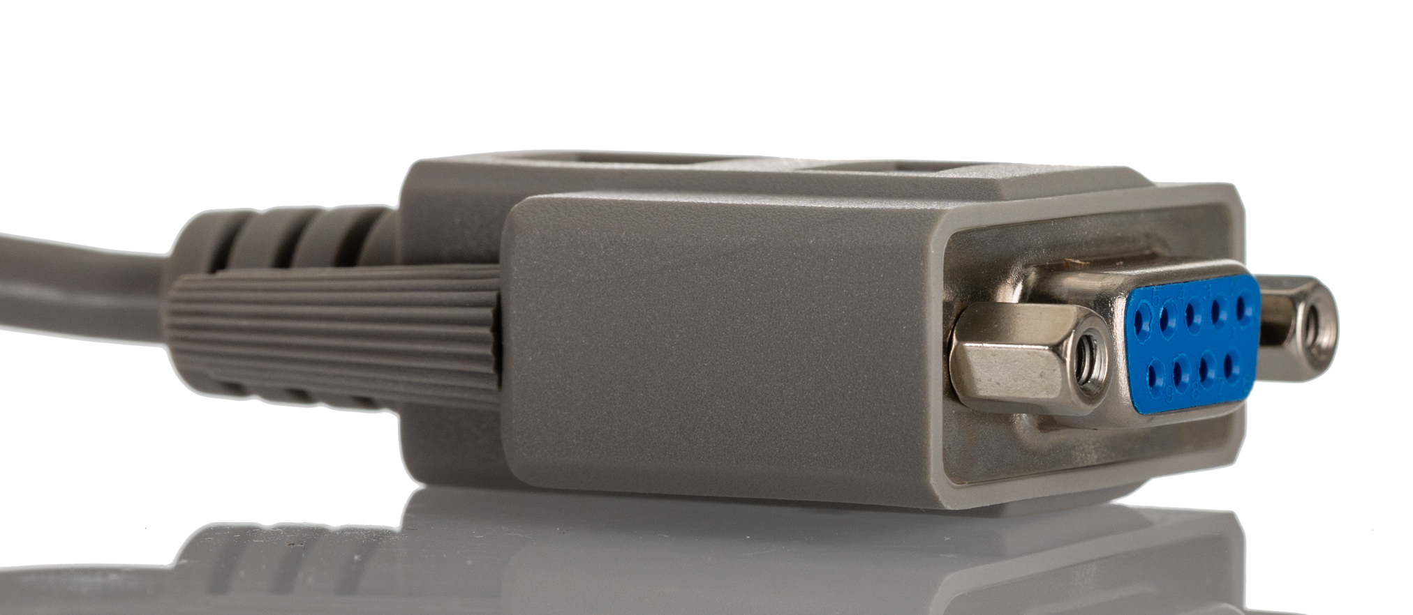 266-8487 RS PRO Male 9 Pin D-sub to Female 9 Pin D-sub Serial Cable, 2m PVC