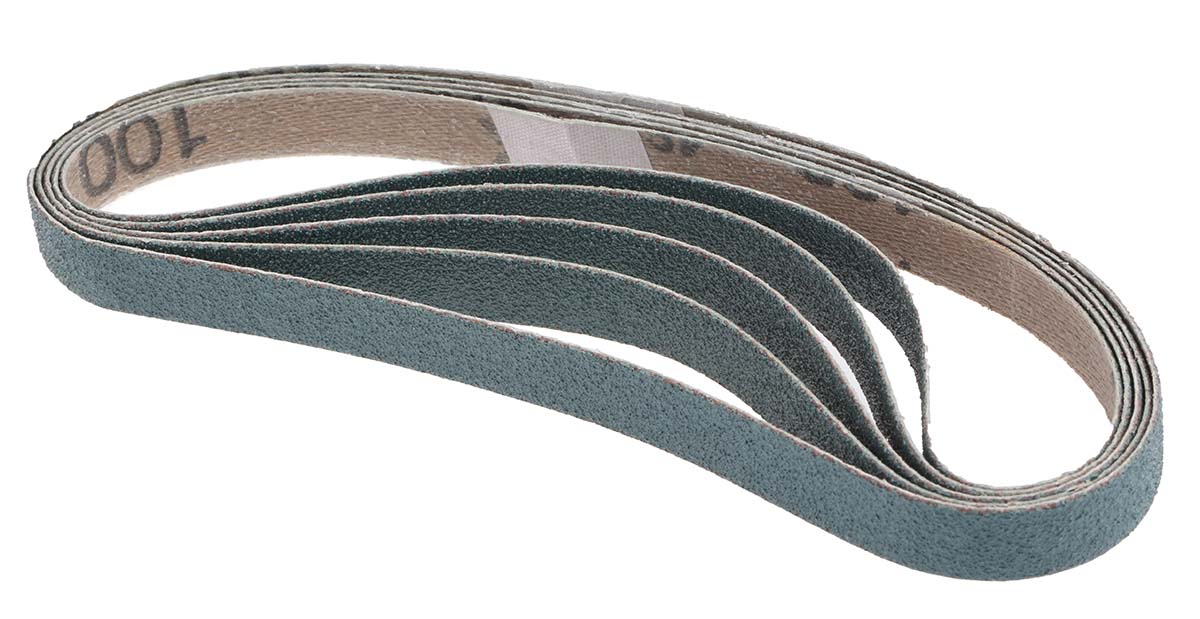PREVOST TBS 10330K100 Sanding Belt, 330mm 10mm, P100 Grit, Fine Grade