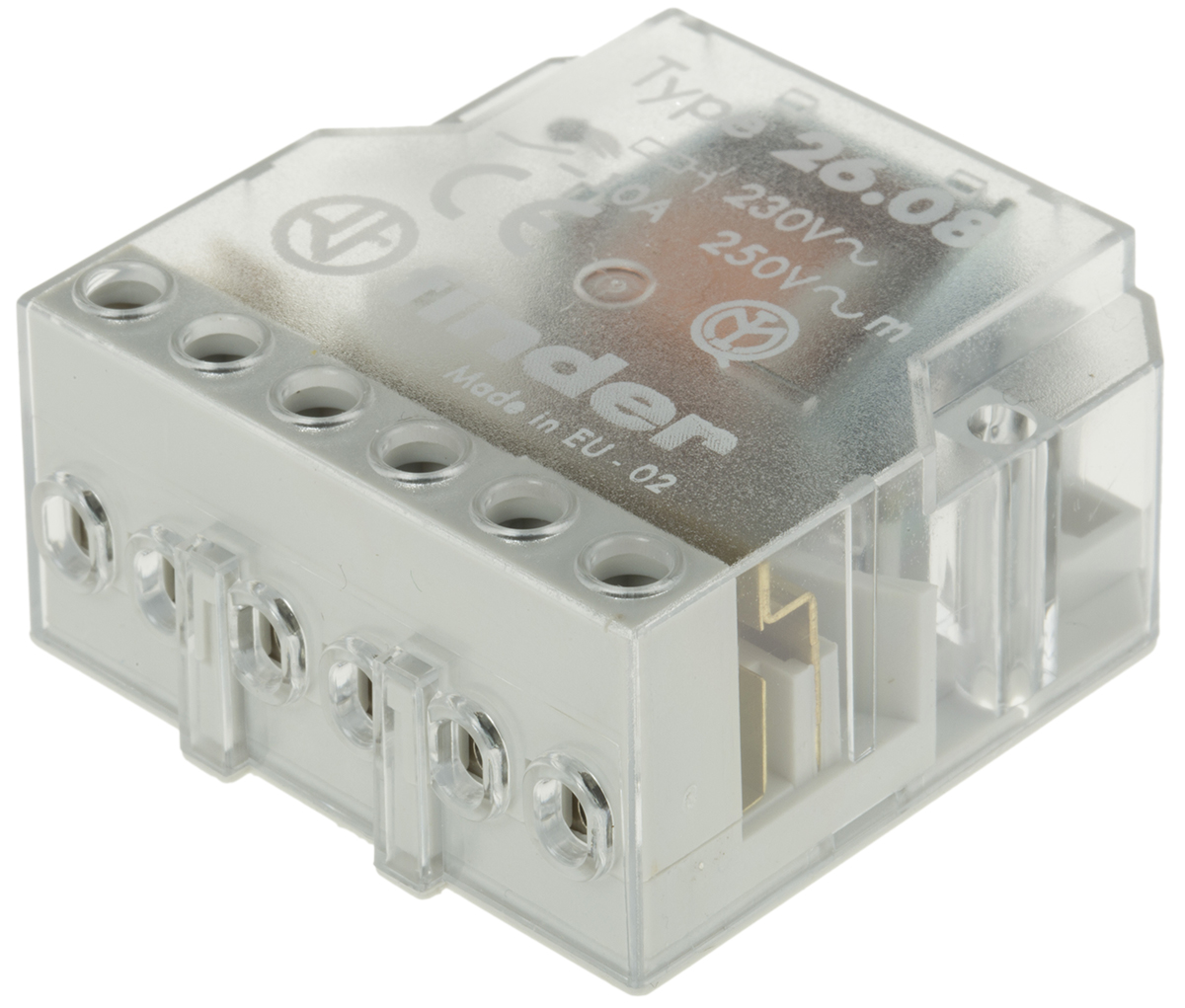 Finder Panel Mount Modular Step Relay, 230V ac Coil, 10A Switching Current, DPST-2NO