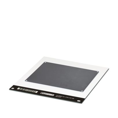 Phoenix Contact LS-EMSP-AL Screw Cable Label, Black, Pre-printed "Unlabeled", for Devices In The Control Cabinet,