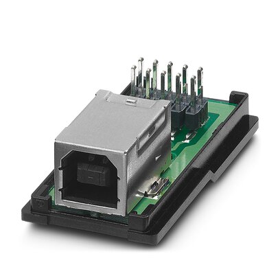 Phoenix Contact Horizontal, Panel Mount, Socket- 4 Port Type Type B 2.0 IP20 USB Connector