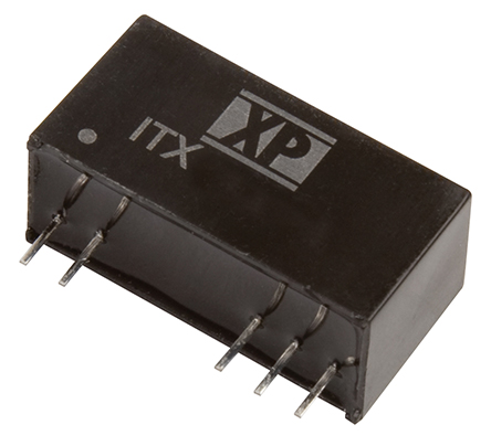 XP Power ITX DC-DC Converter, ±5V dc/ ±600mA Output, 18 → 36 V dc Input, 6W, Through Hole, +90°C Max Temp -40°C