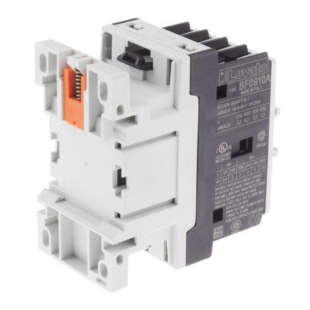 bf0910a110 BF 3 Pole Contactor, 9 A, 4 kW, 110 V ac Coil