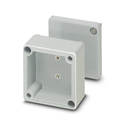 Phoenix Contact E PE A Series Grey Glass Fibre Reinforced Polyester Junction Box, 55 x 55 x 59mm