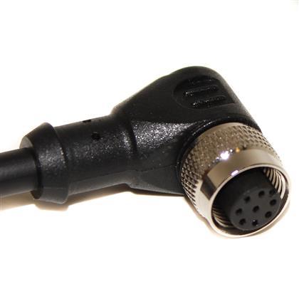 Mueller Electric Female 8 way M12 to Unterminated Sensor Actuator Cable, 1.5 m